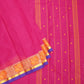 Pink Chettinadu Zari Buti Pure Cotton Handloom Saree