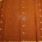 Gold Pure Handloom Kanchi Silk Cotton Saree with Zari Border