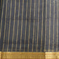 Navy Blue Kanchi Silk Cotton Saree with Zari Silk Handloom Saree