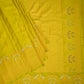 Parrot Green Gadwal Zari Buti Pure Silk Saree