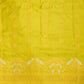 Parrot Green Gadwal Zari Buti Pure Silk Saree