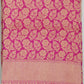 Pink Banaras Tanchui Jamawaar Katan Pure Silk Saree