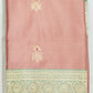 Mauve Banaras Meenakari Zari Buti Mashru Pure Silk Saree