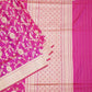 Dark Pink Banaras Meenakari All OverZari Katan Pure Silk Saree