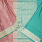 Mauve Banaras Meenakari Zari Buti Mashru Pure Silk Saree