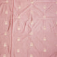 Mauve Banaras Meenakari Zari Buti Mashru Pure Silk Saree