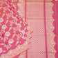 Pink Banaras Meenakari All Over Zari Katan Pure Silk Saree