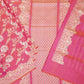 Pink Banaras Meenakari All Over Zari Katan Pure Silk Saree