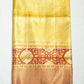 Yellow Gold Kanchi All Over Zari Tissue Pure Silk Handloom Saree