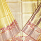 Yellow Gold Kanchi All Over Zari Tissue Pure Silk Handloom Saree