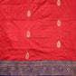 Red Katan Pure Silk Handloom Saree