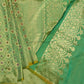 Green All Over Butti Katan Pure Silk Handloom Saree