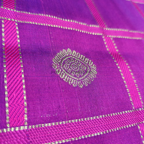 Violet Venkatagiri Pure Silk Handloom Saree