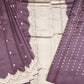 Dark Brown Banaras Katan Silk Saree