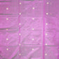 Dark Wine Kanchi Zari Buti Pure Silk Cotton Handloom Saree