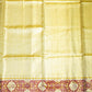 Yellow Gold Kanchi All Over Zari Tissue Pure Silk Handloom Saree