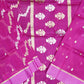 Pink Banaras Jaal Kora Pure Silk Handloom Saree