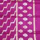 Pink Banaras Jaal Kora Pure Silk Handloom Saree