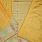 Yellow Banaras Ikatara Katan Pure Silk Saree