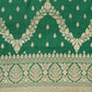 Green Banaras All Over Zari Katan Pure Silk Saree