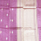 Dark Pink Banaras Zari Buti Tissue Silk Saree